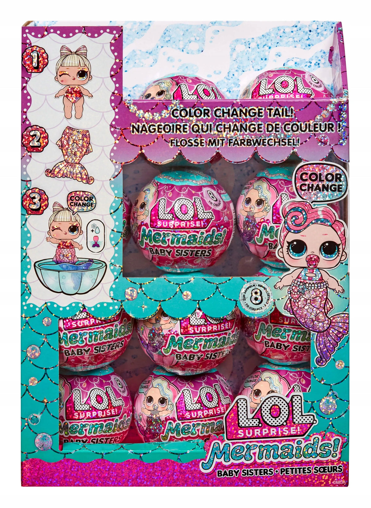 Doll Lol Surprise with accessories Mermaids Sisters ball MGA 515760 Brand L.O.L. Surprise