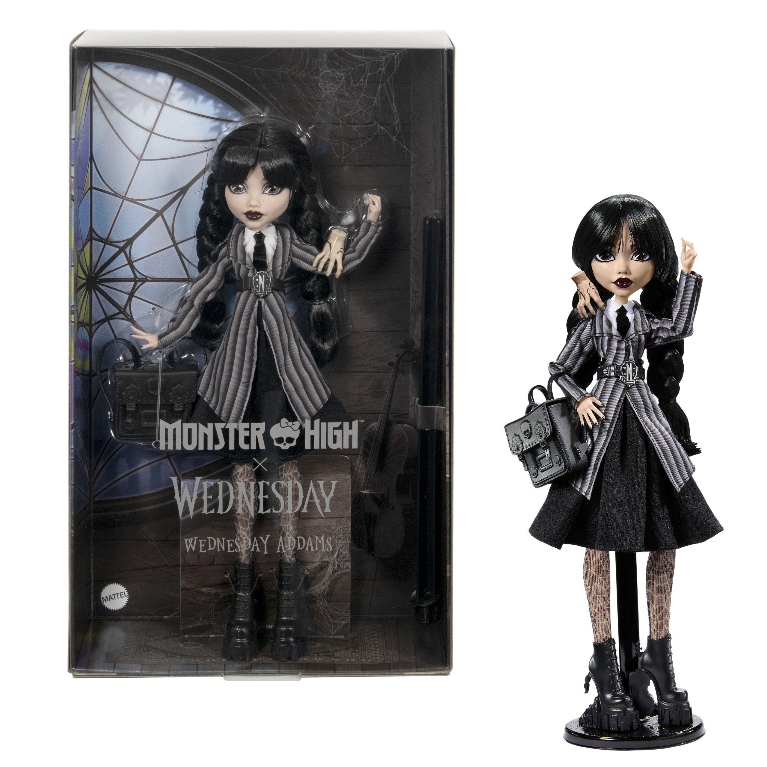 Doll Monster High X Wednesday School Uniform HXJ04