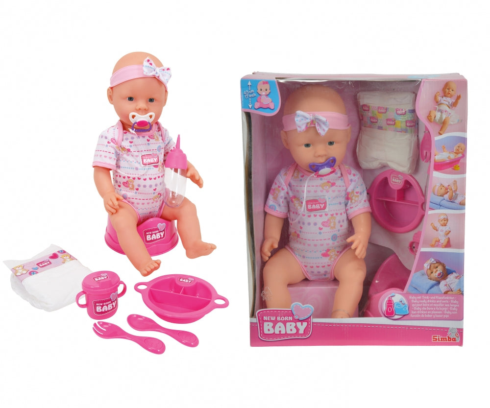 Doll New Born Baby SIMBA Functional 43 cm Manufacturer code LA-1036