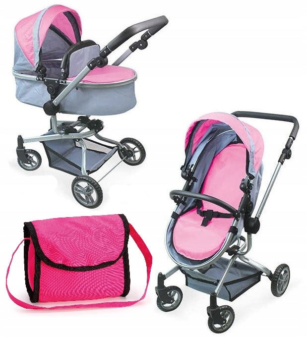 Doll Stroller 2in1 Gondola and Stroller