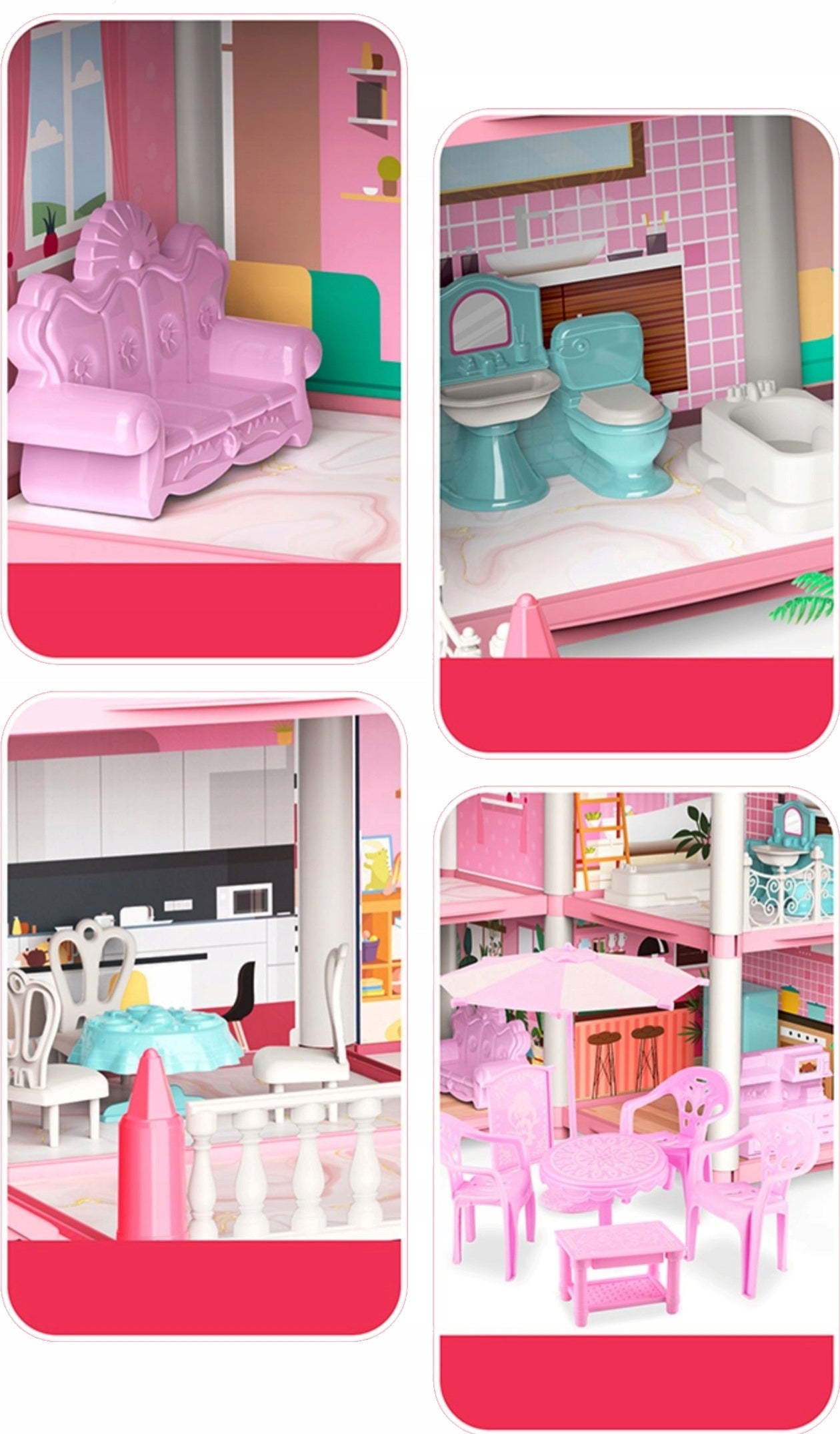 Lėlių namelis Fluxar home MN-1074 61cm