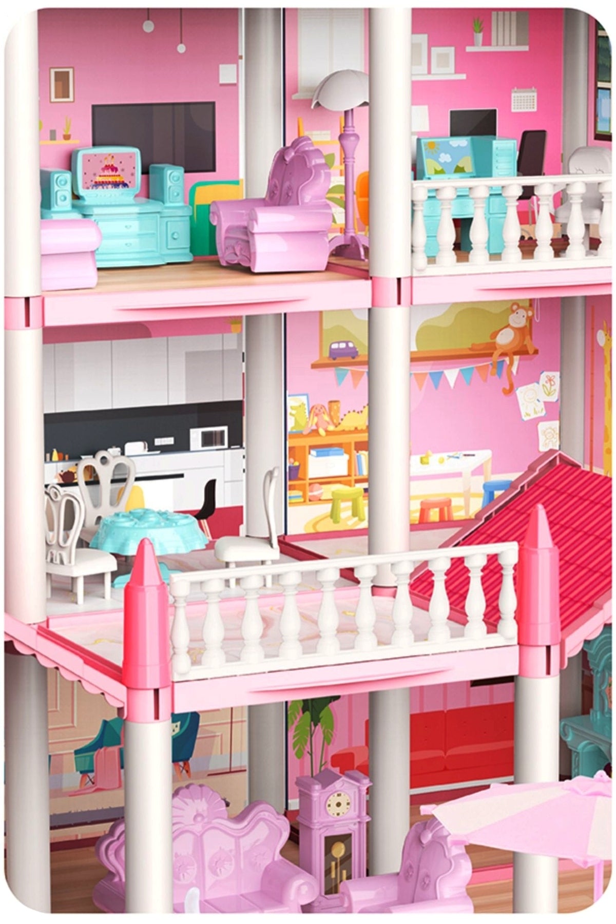 Lėlių namelis Fluxar home MN-1074 61cm