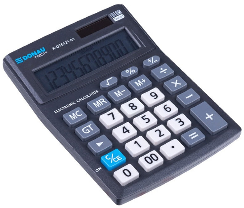Donau Tech Office Calculator, 12-digit, black Brand DONAU TECH