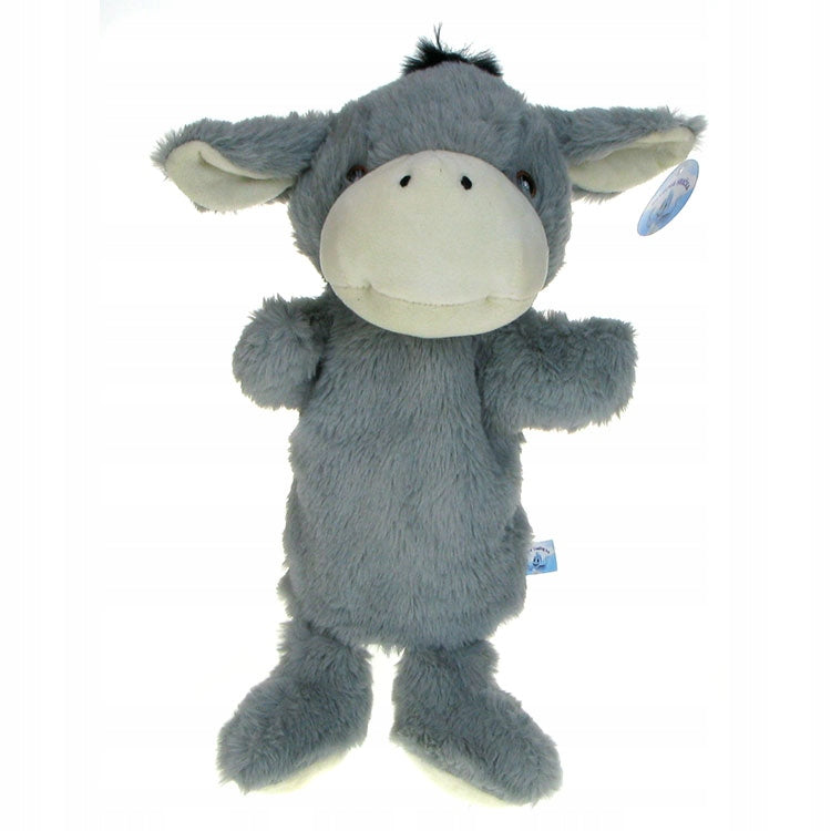 Donkey - fluffy puppet for the hand of a child or an adult (92928)