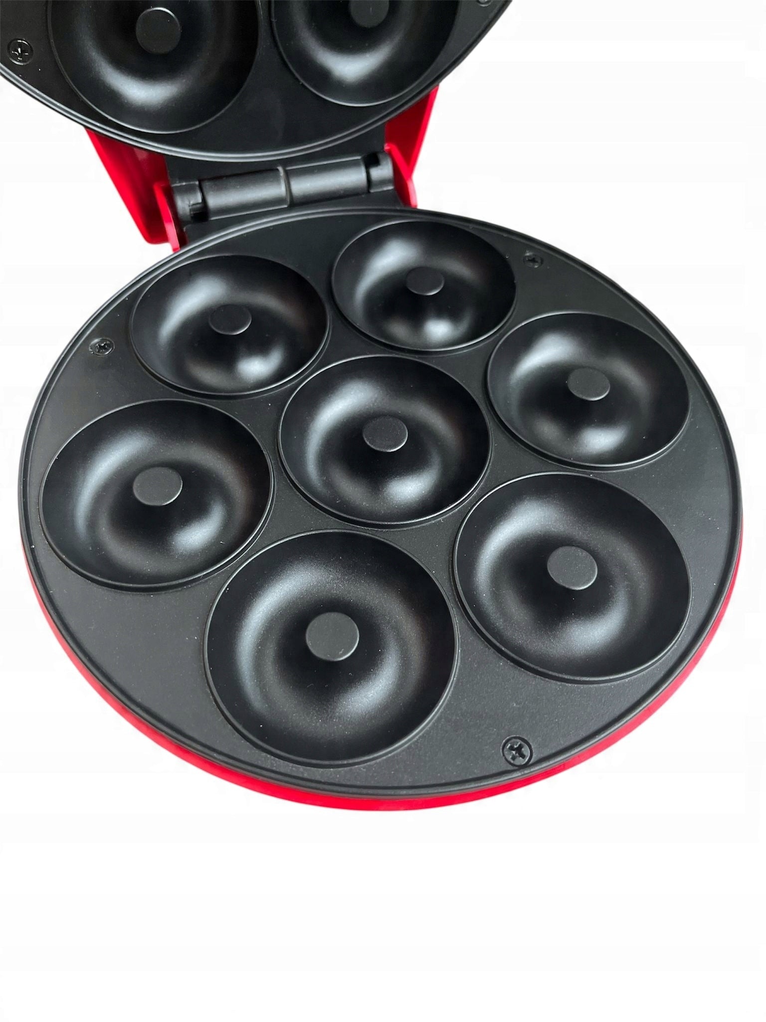 Donut Maker 7 Pieces Donut Maker 800W Red Brand no brand