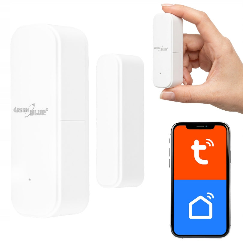 Door and window opening sensor GreenBlue GB479 W wireless WiFi Tuya Packaging status original