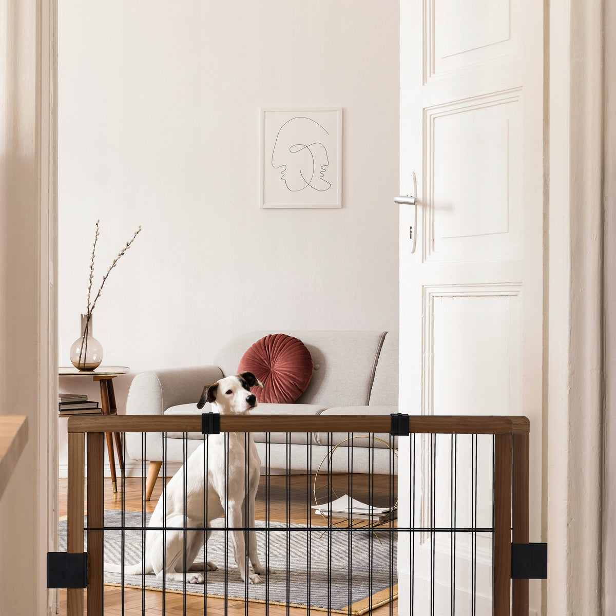 Door barrier, stairs Relaxdays expansion beige Manufacturer code 10039183