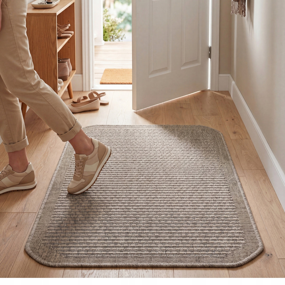 Doormat Large 68x114cm Non-Slip Solid For Shoes Mat Packaging status original