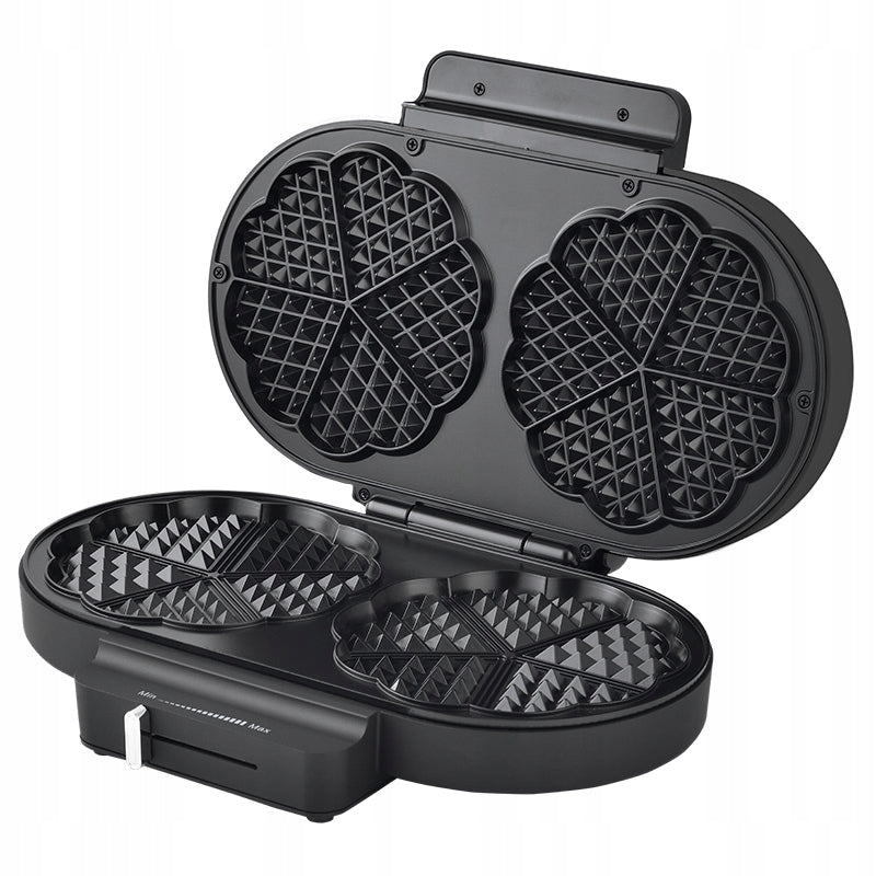 Double Heart Waffle Iron Zyle Packaging status original