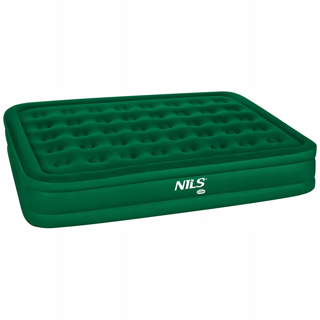 Double Inflatable Mattress For Sleeping 200x145 cm Electric Pump NILS