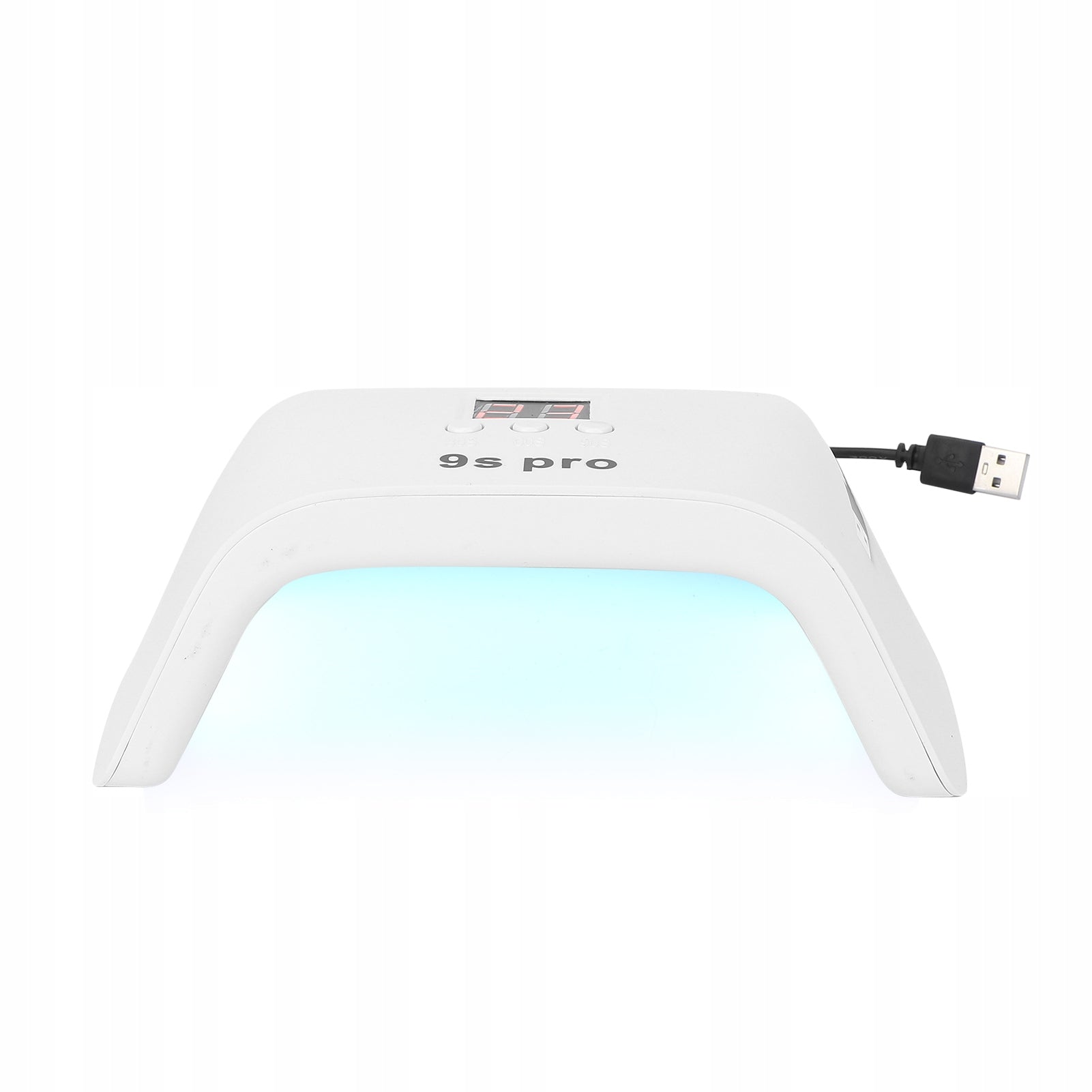 Double Light Source Nail Lamp 120W with 3 Timer Settings Nail Polish Dryer