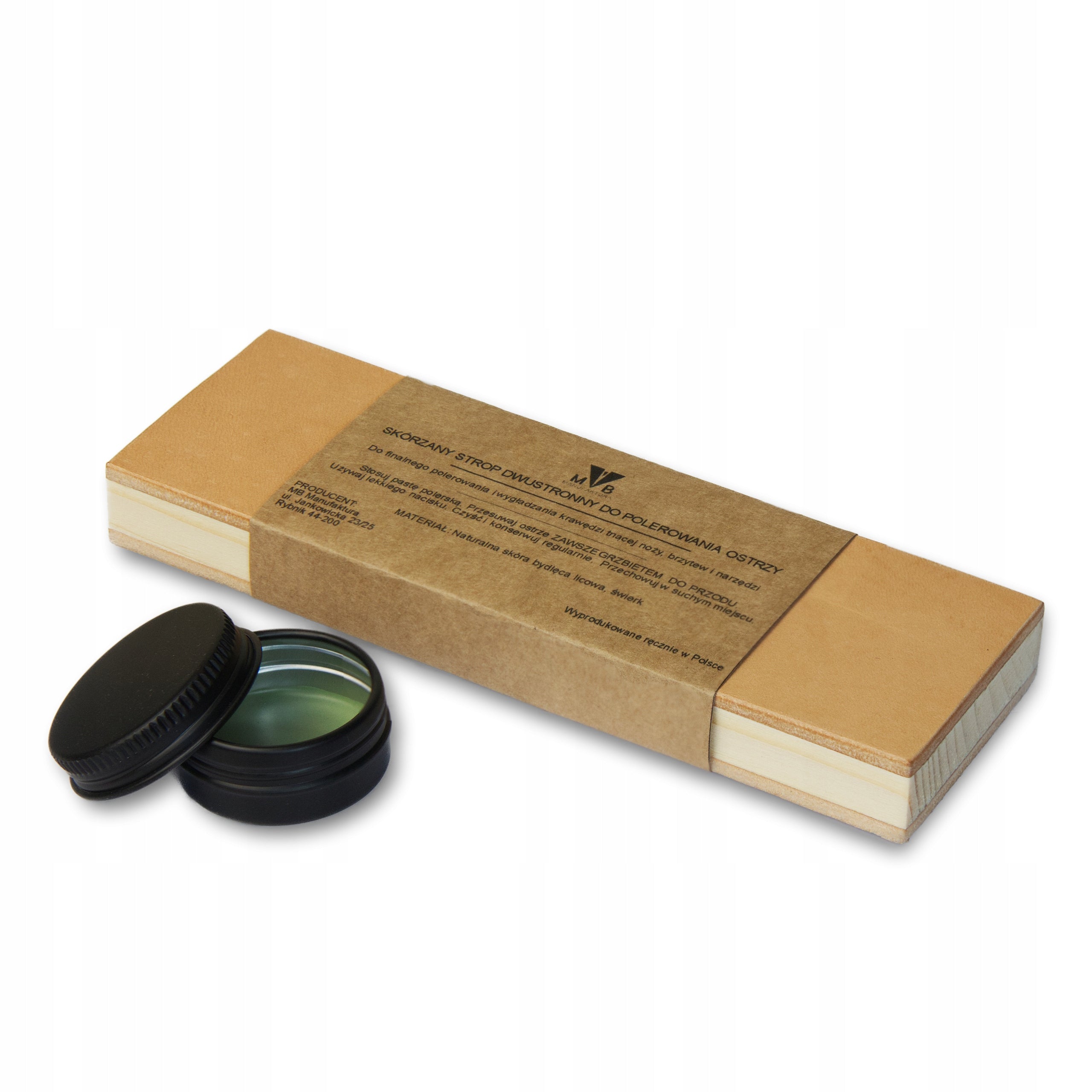 Double Sided Leather Ceiling with Diamond Paste, Blade Polishing Kit