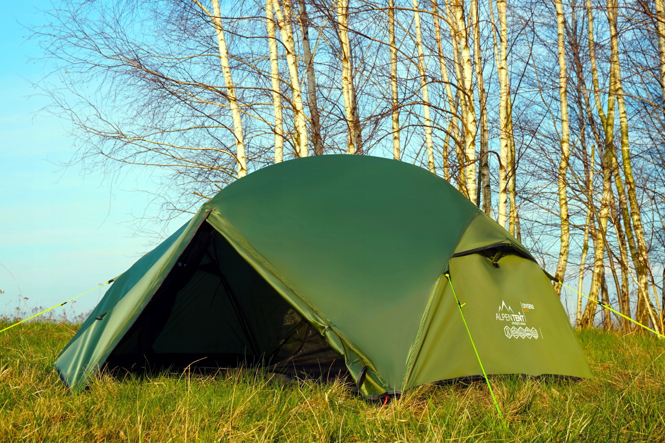 Double Tent AlpenTent Oxygen 2 Duo 2,1 kg Lightweight Brand AlpenTent