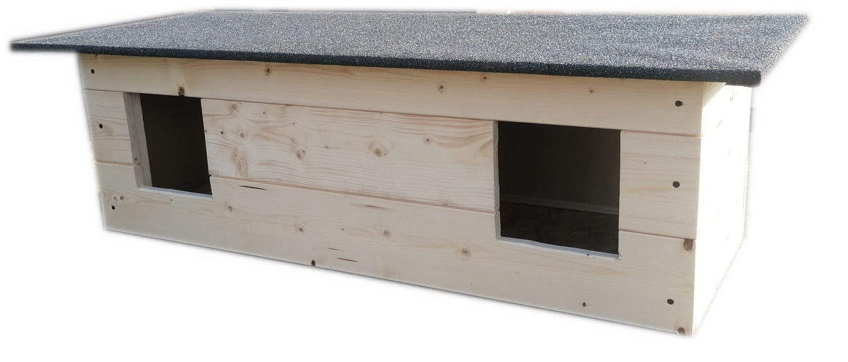 Double cathouse, cat house, cat booth