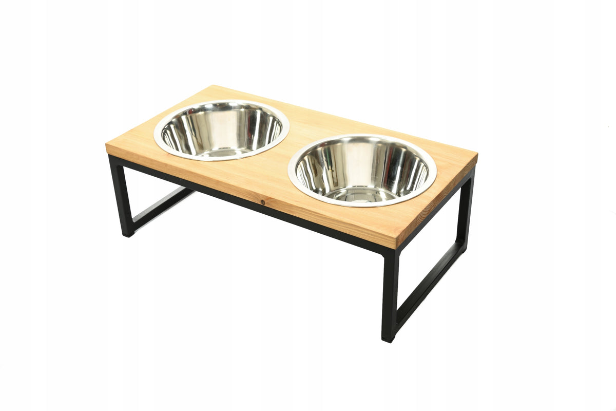 Double dog bowl stand loft Large 1,8 l