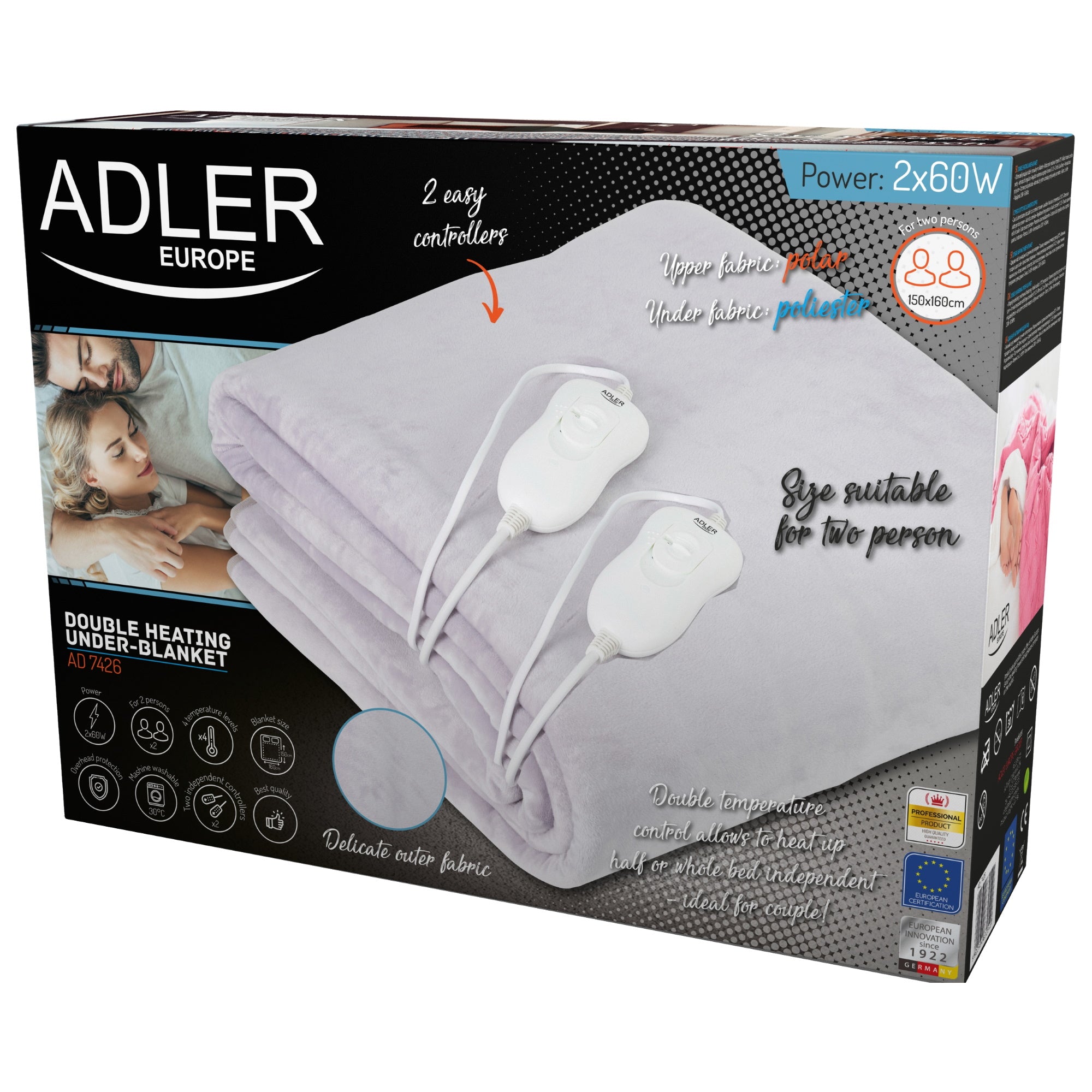 Double electric sheet Adler AD7426