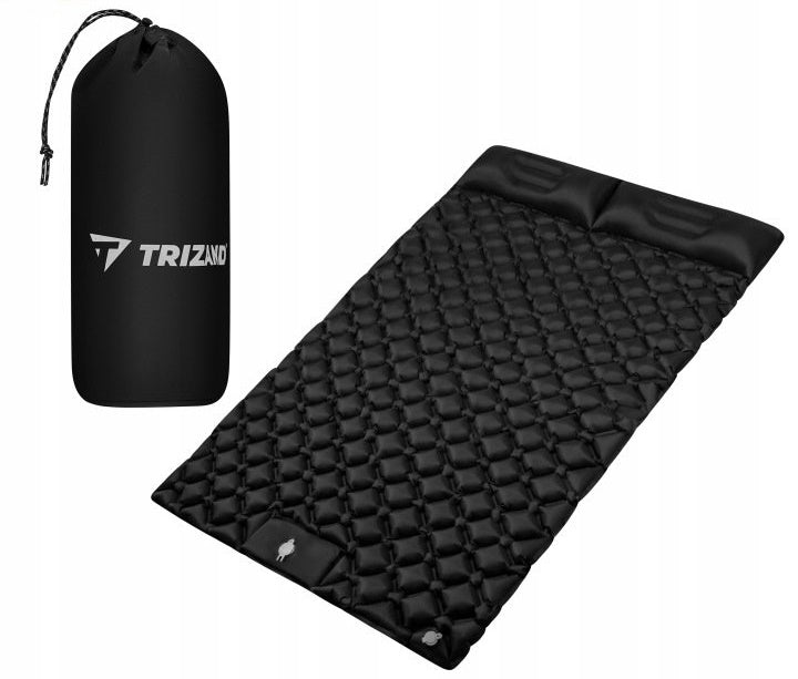 Double mattress Trizand 190 x 120 x 4,5 cm black