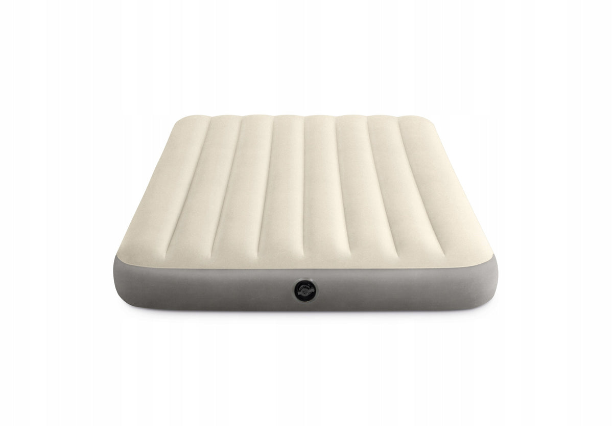 Double mattress inflatable velour bed 137x191x25 cm INTEX 64102 Packaging status original