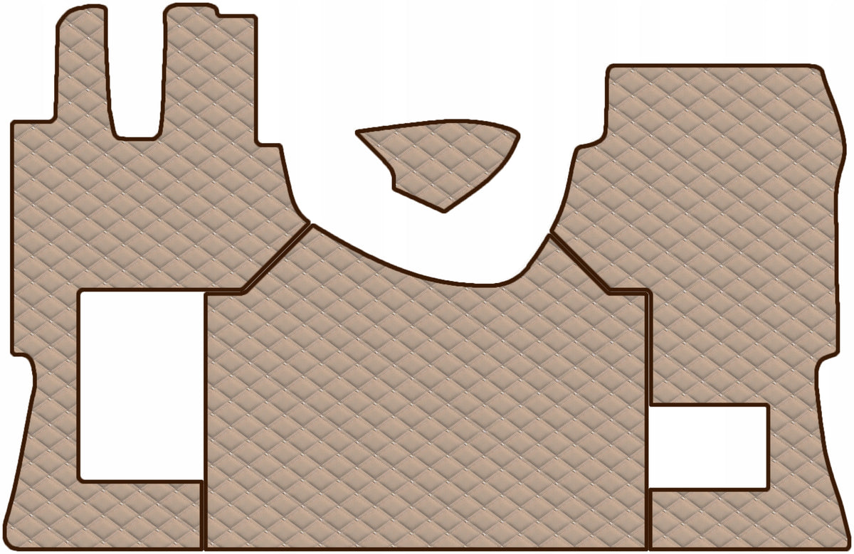 Double quilted rugs ROYAL MERCEDES ACTROS MP4, MP5