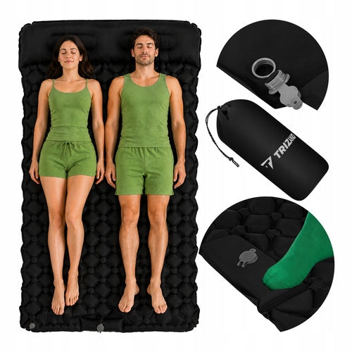 Double self-inflating mattress Trizand