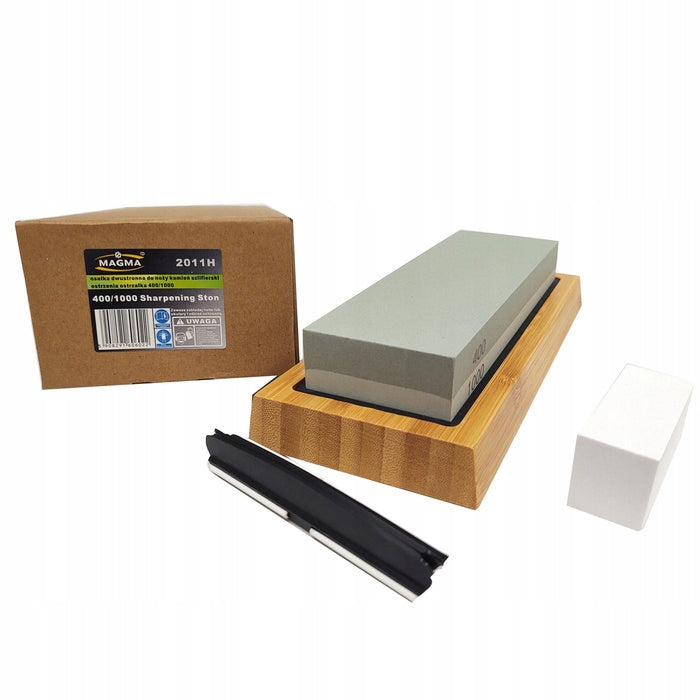 Double-sided water stone whetstone sharpener 400/1000 for knives two gradations Manufacturer code 5908291606022