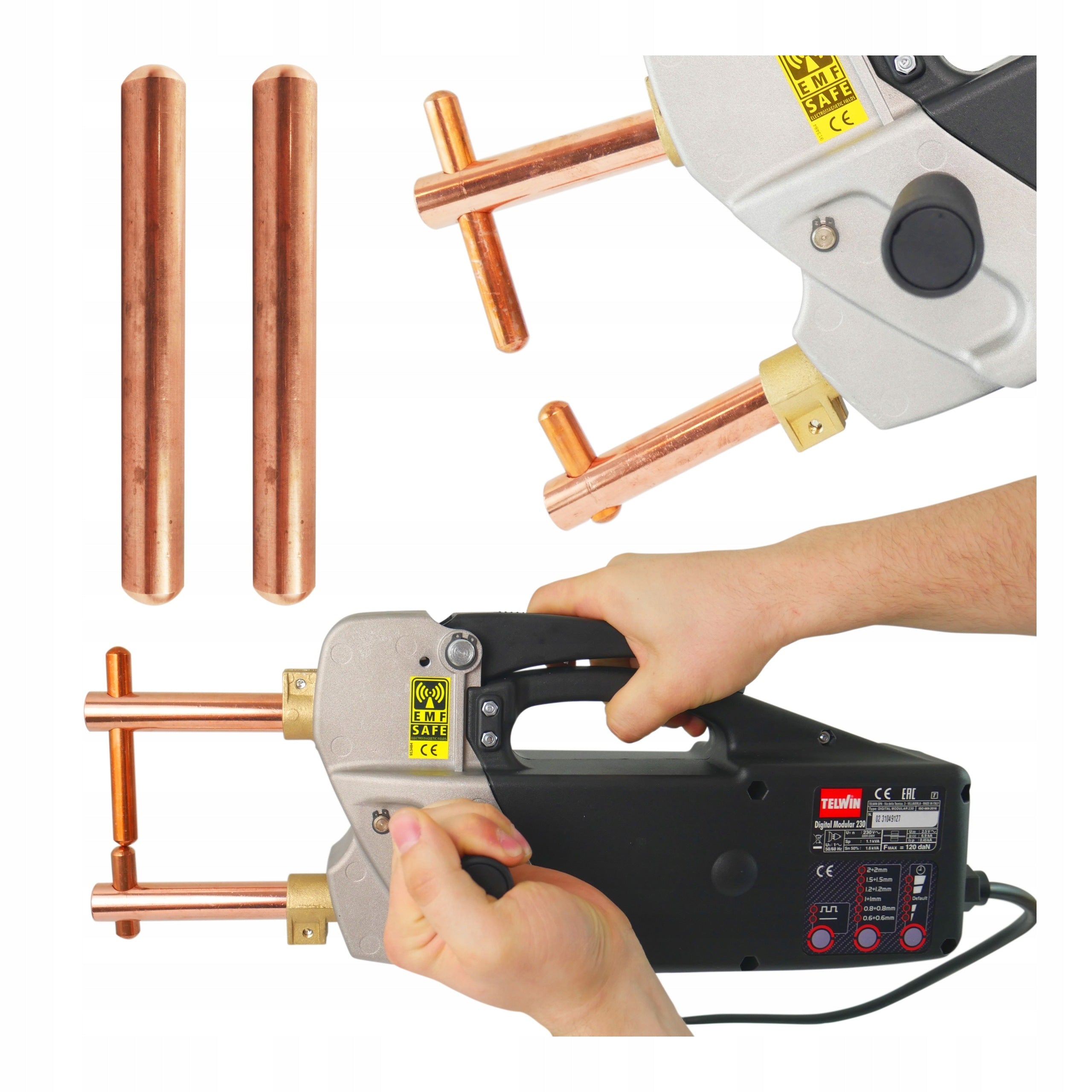 Double-sided welding machine Telwin MODULAR 230V 13kW for welding Blach Spotter