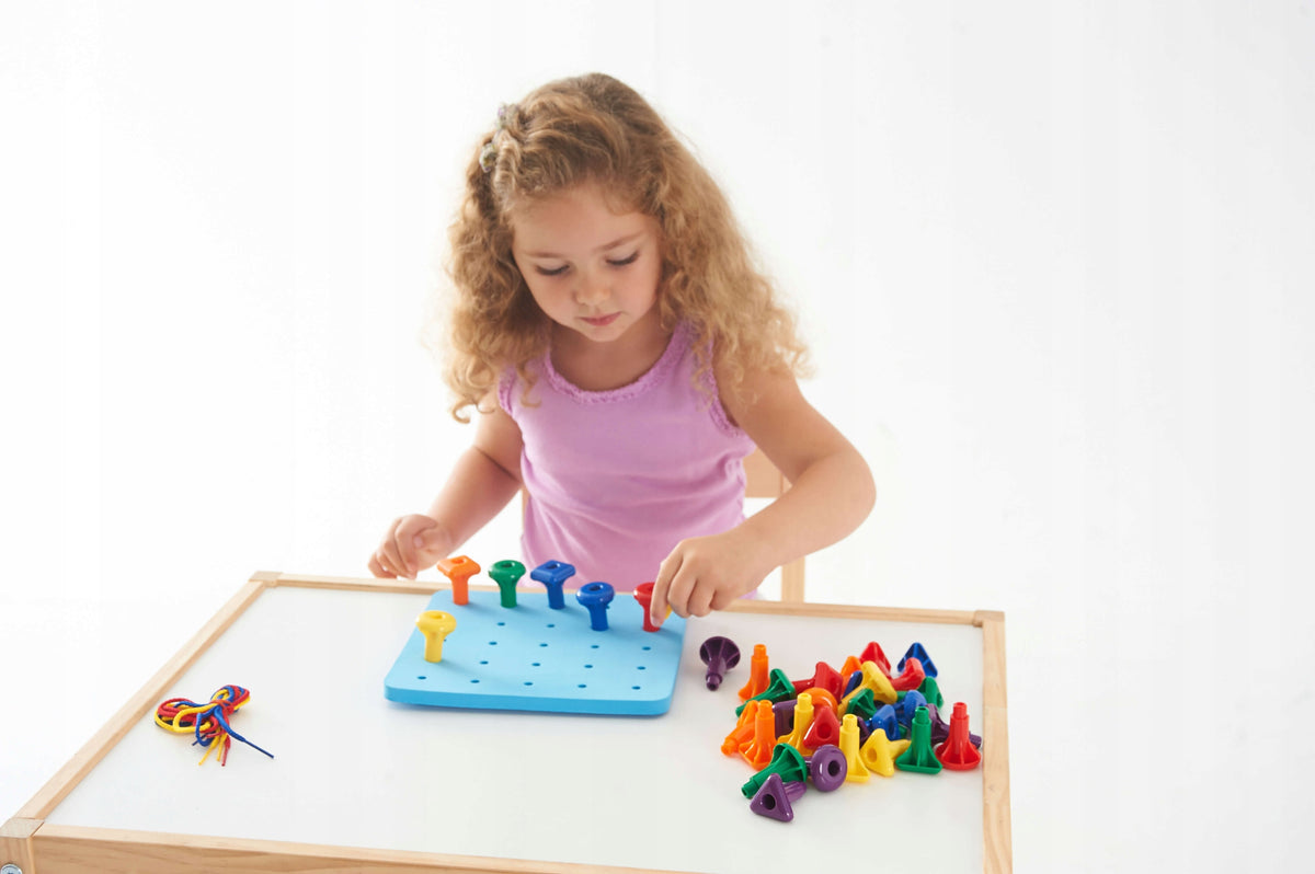 Dowel board - development of concentration motor skills learning to count for children Brand no brand