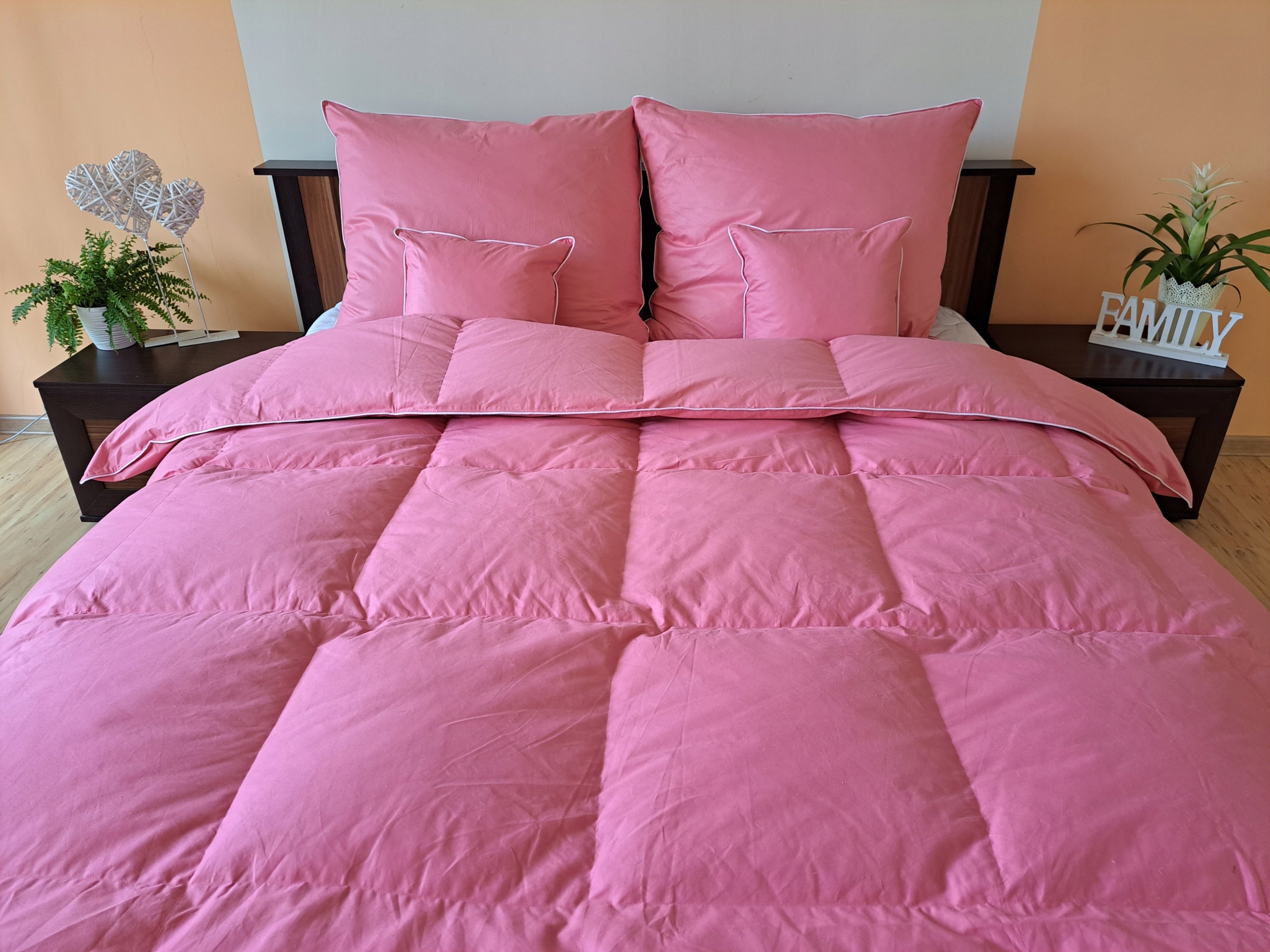 Down quilt 200x220 superSUMMER 700g CREAM or PINK or WHITE Length 220 cm