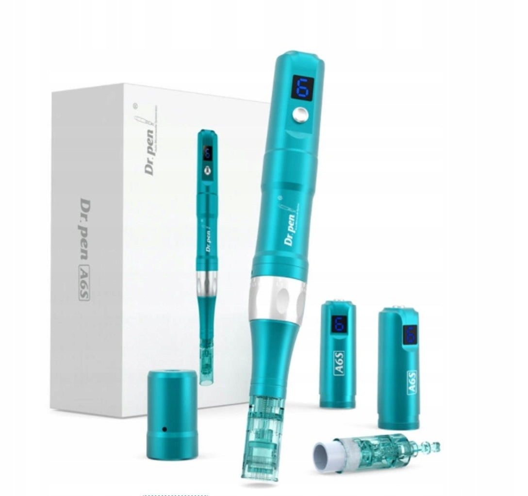 Dr Pen A6S Derma Pen Mesotherapy Device + 20 Cartridges + SYIS Packaging status original