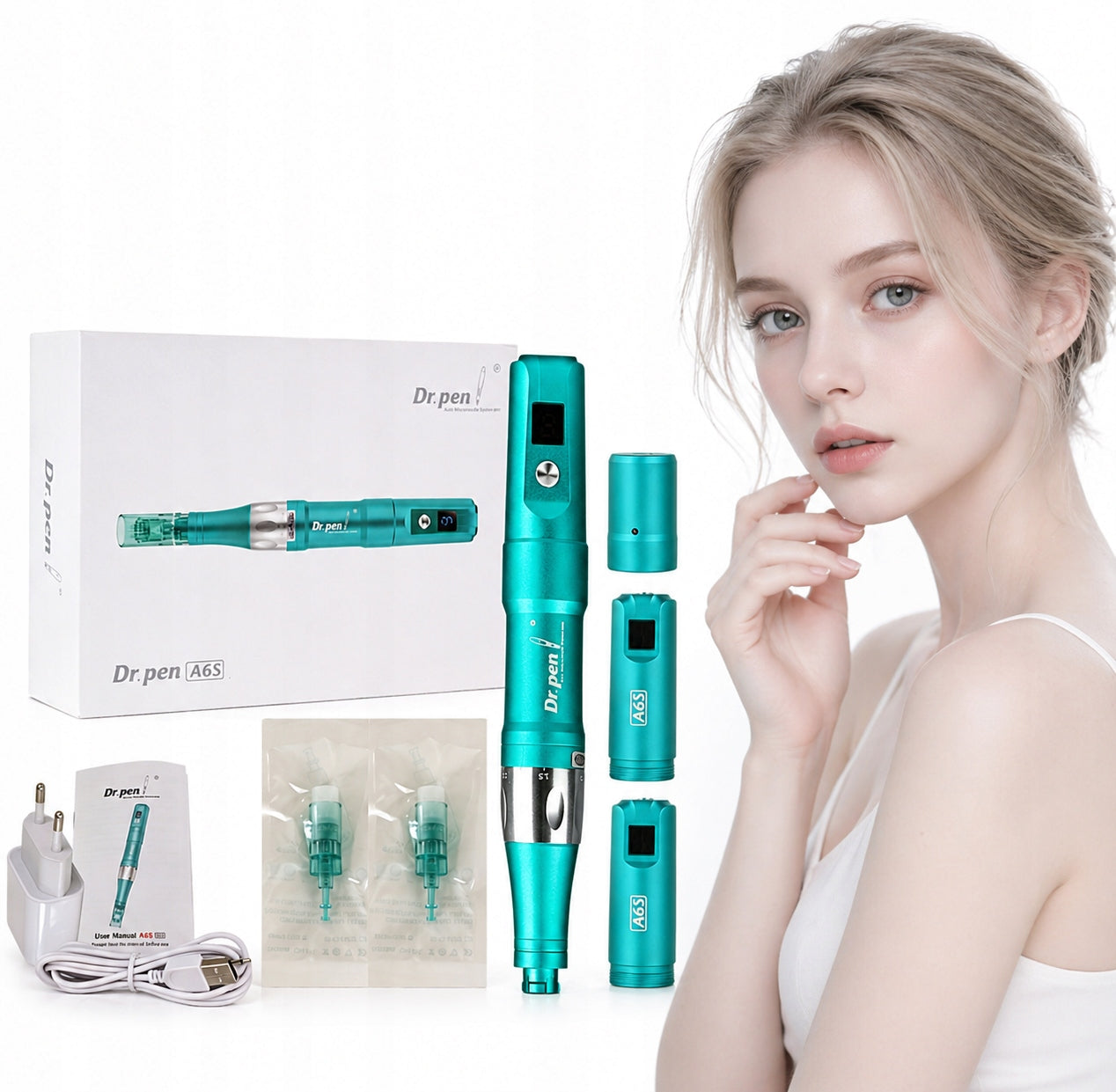 Dr Pen A6S Ultima W Dermapen WIRELESS + 2 cartridges FREEBIE