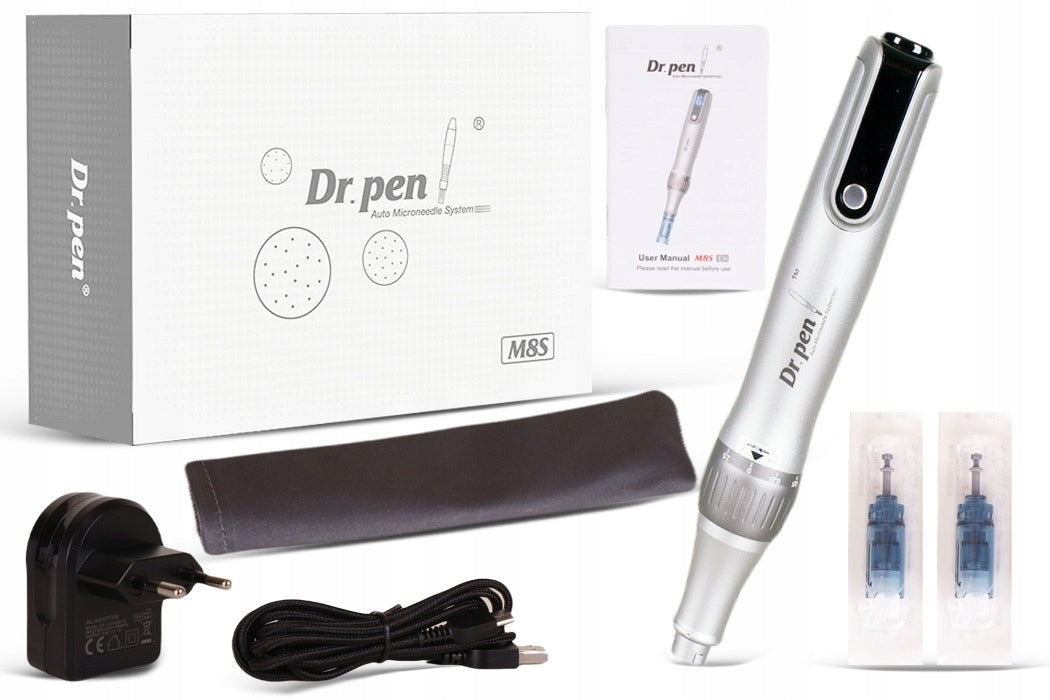 Dr Pen Dermapen M8S, Dermapen for MESOTHERAPY + 14 Cartridges Manual PL Model Dr Pen M8S