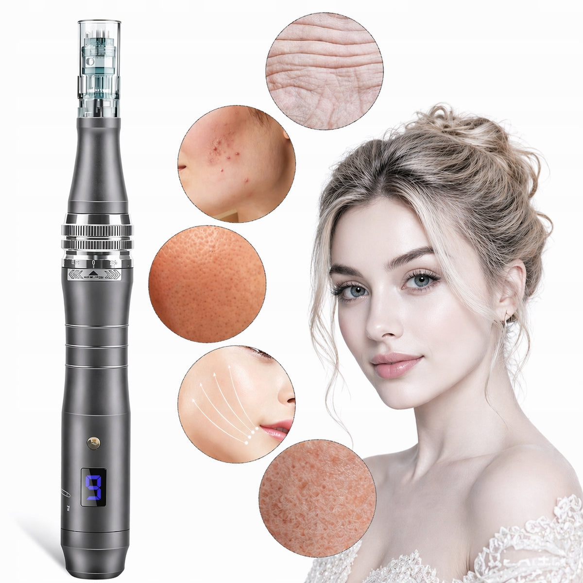 Dr Pen M8-W Dermapen Ultima WIRELESS 20 cartridges FREEBIE Instruction PL Medical device no