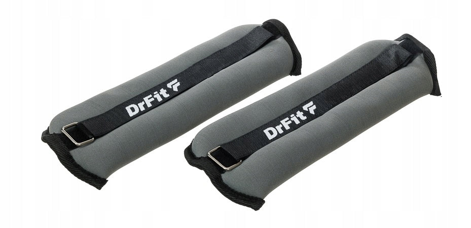 DrFit ankle and wrist weights fitness gym 2x 0,5kg grey Color gray