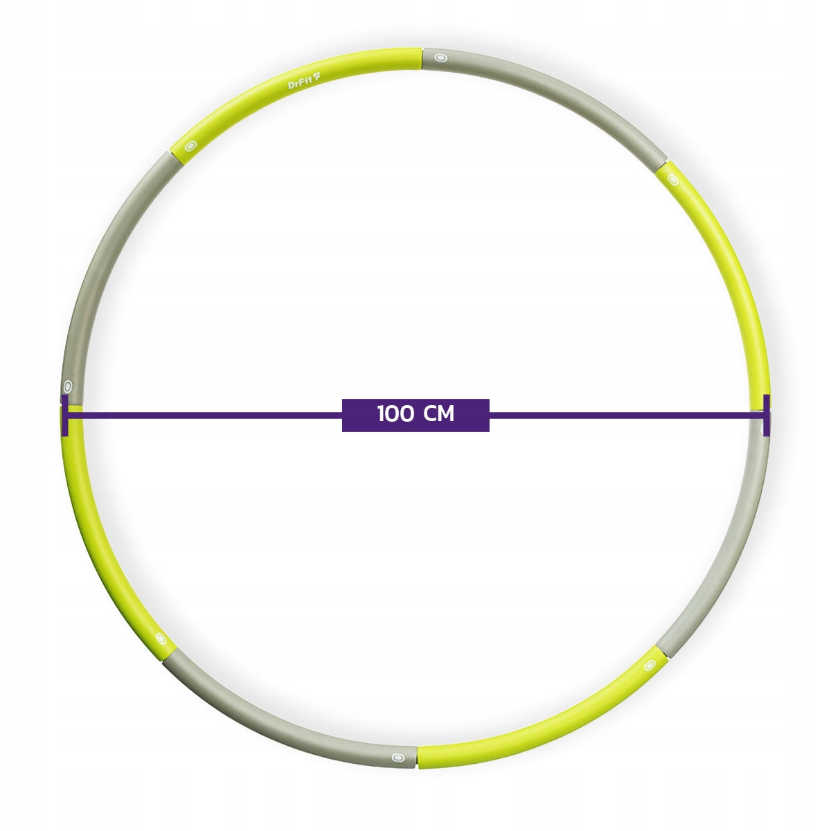 DrFit hula hoop folding 8-element ø 100cm Packaging status original