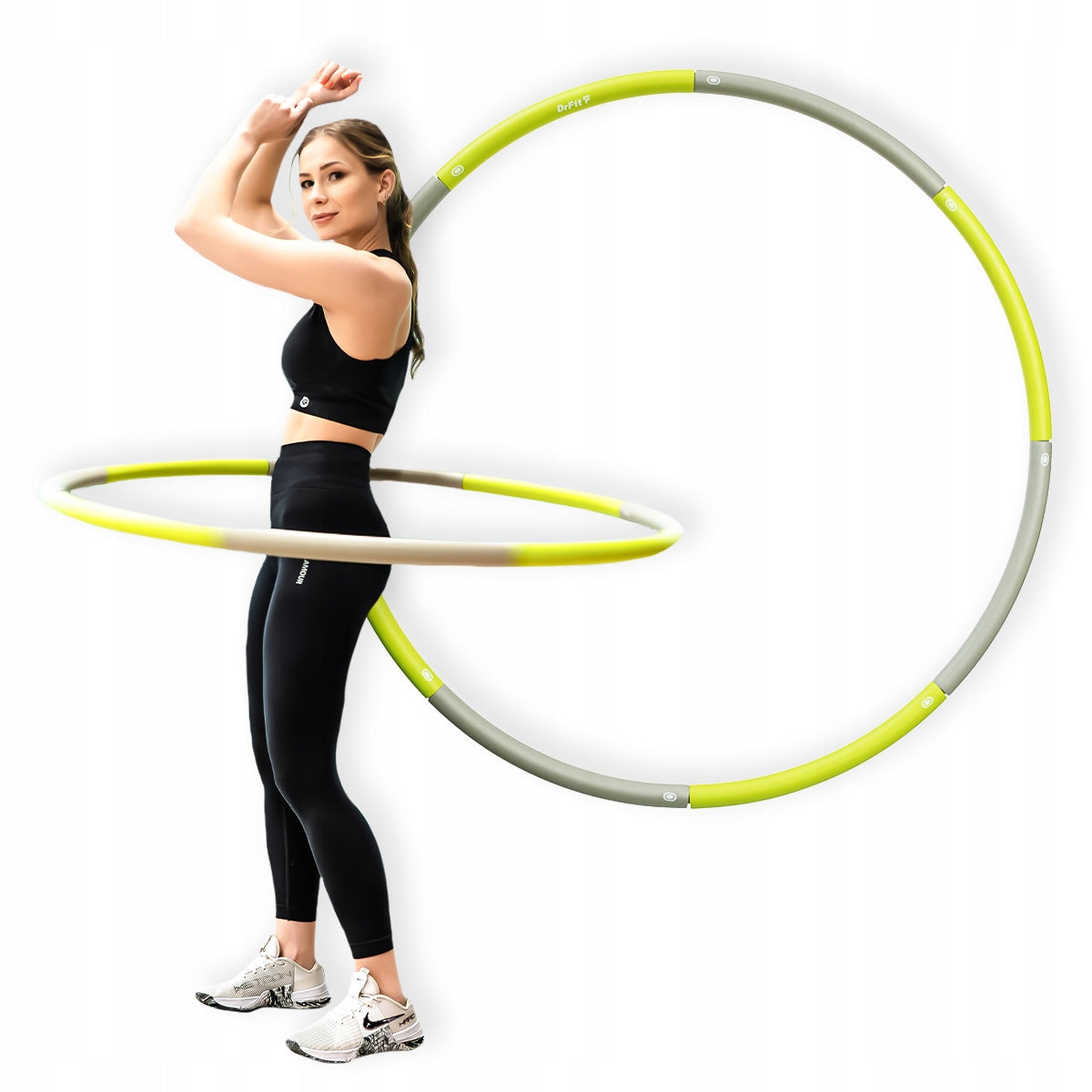 DrFit hula hoop folding 8-element ø 100cm