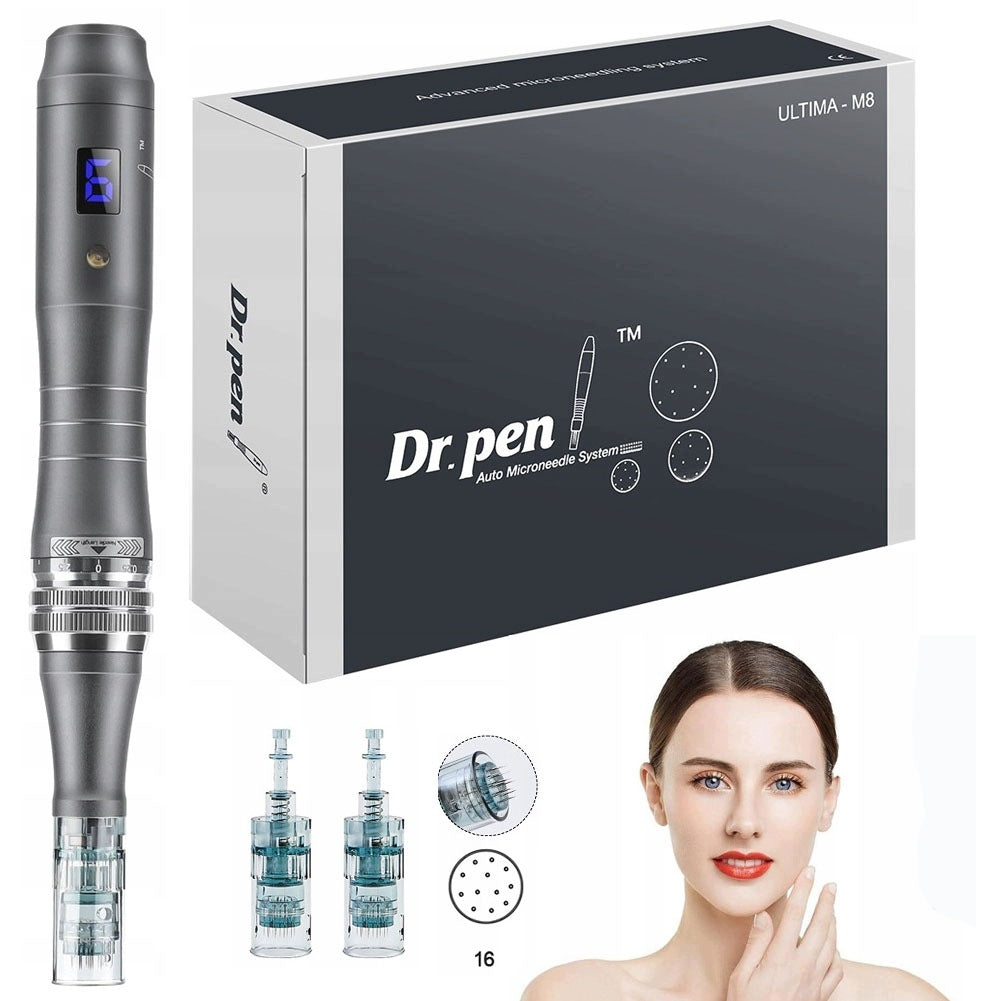 DrPen Ultima M8-W + 2 Cartridges WIRELESS Microneedling Pen for Mesotherapy