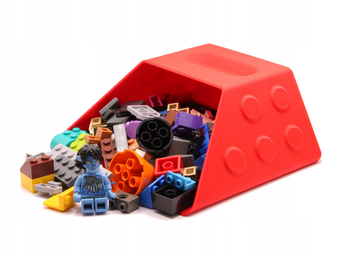 Drawer container for cleaning LEGO bricks