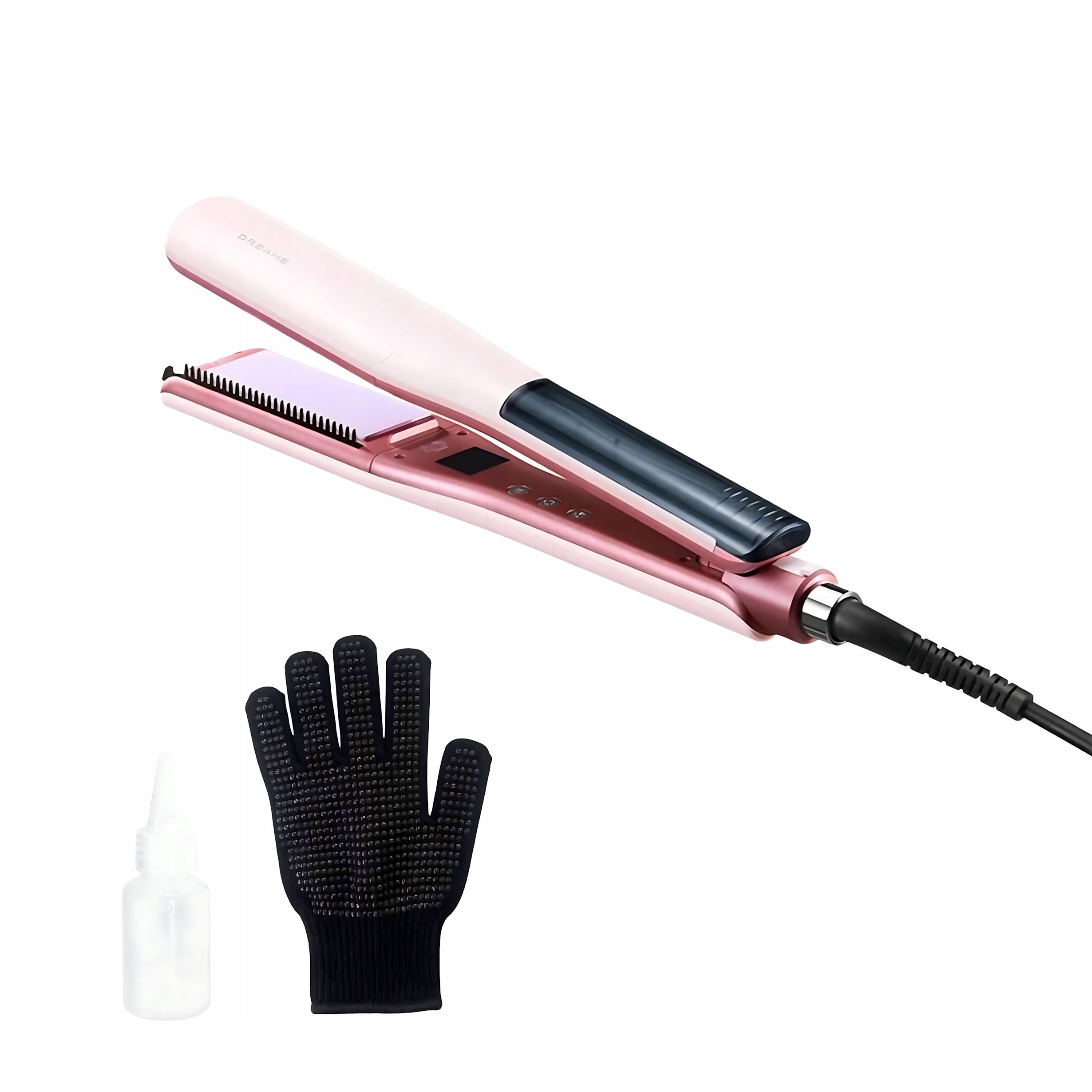 Dreame AuraSteam Wet Dry 2in1 Steam Straightener Moisturizing Pink