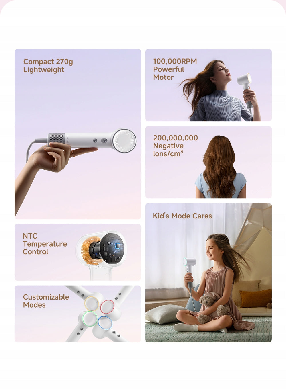 Dreame Mini High-Speed Hair Dryer Manufacturer code 6977328069740