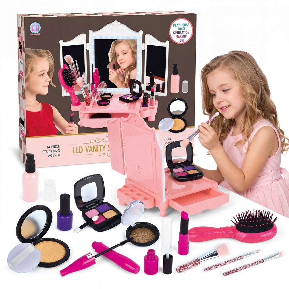 Dressing Table For Girls Mirror Dryer Accessories Beauty Salon
