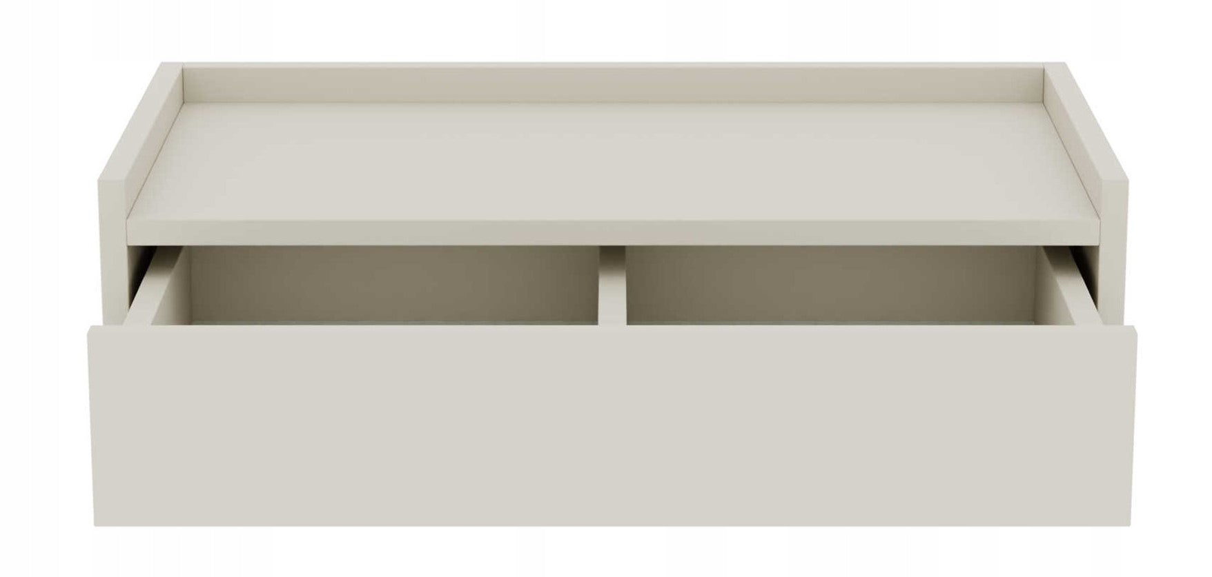 Dressing Table hanging console NUVIA 75 cashmere drawer suspended Furniture depth 40 cm