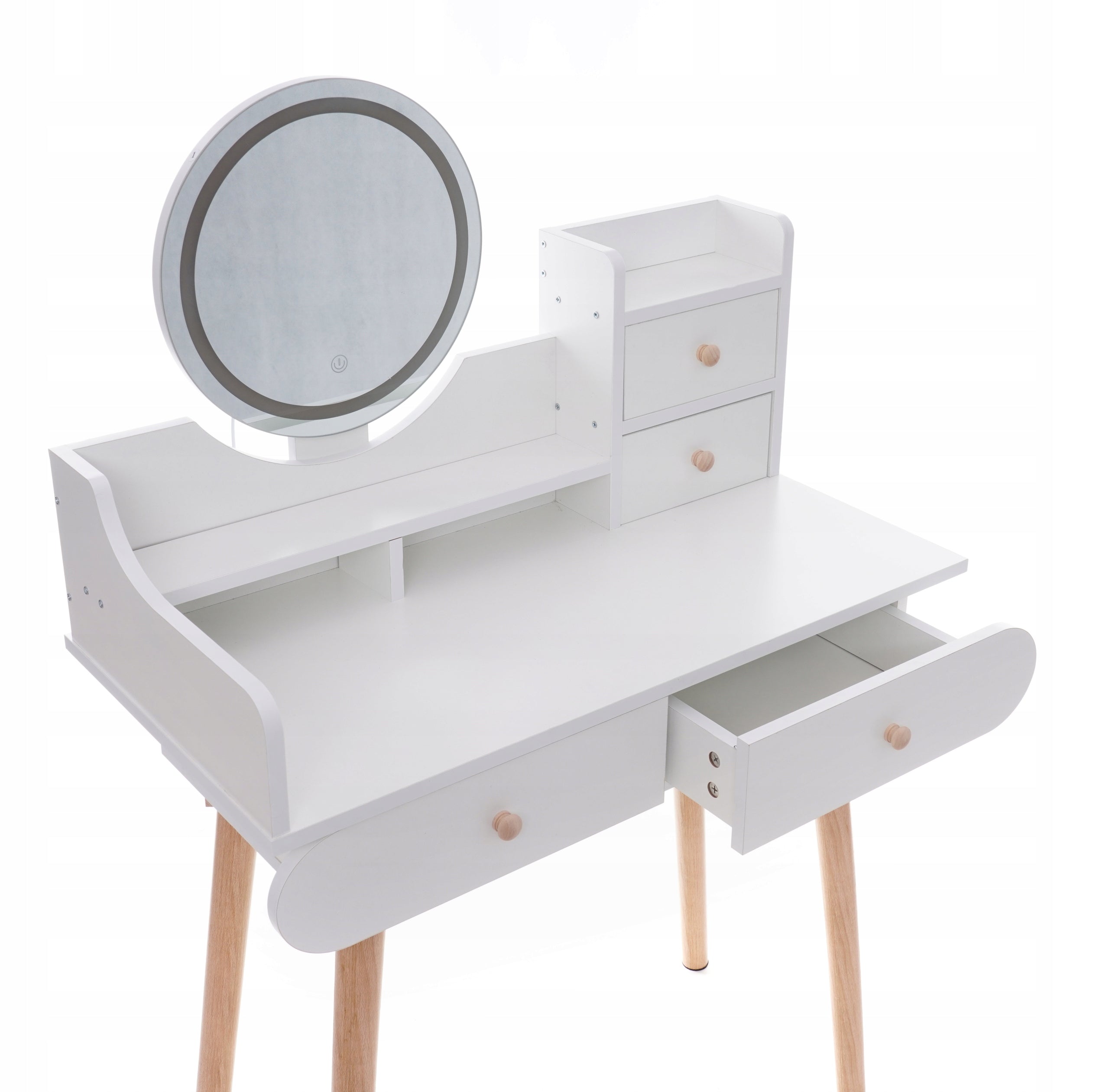 Dressing Table with mirror LED SCANDI 05 Scandinavian