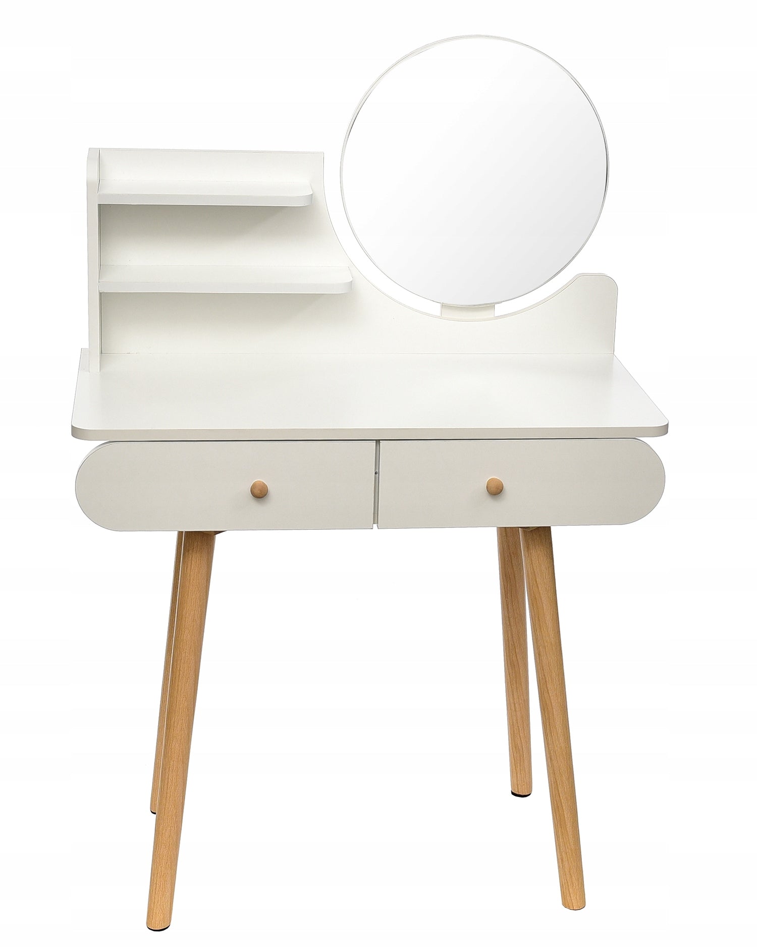 Dressing Table with mirror SCANDI cosmetic Scandinavian white Furniture color white