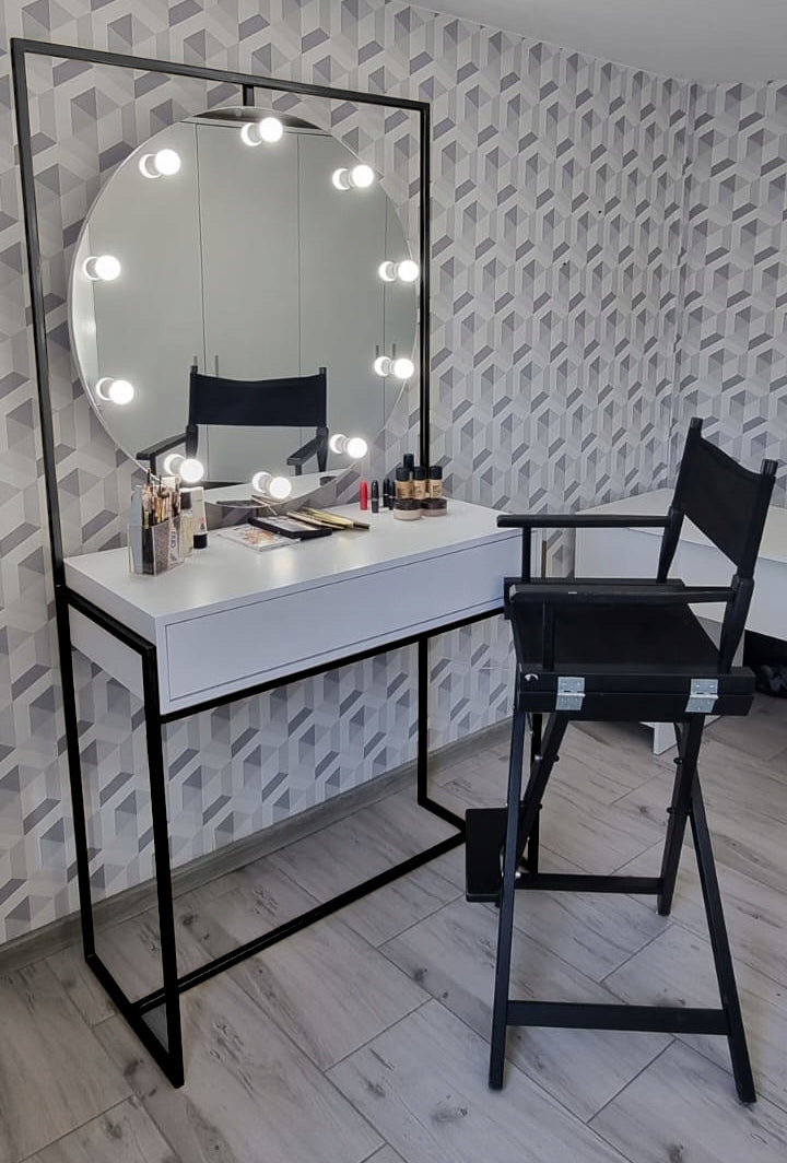Dressing table BLACK 100 black legs Brand JH