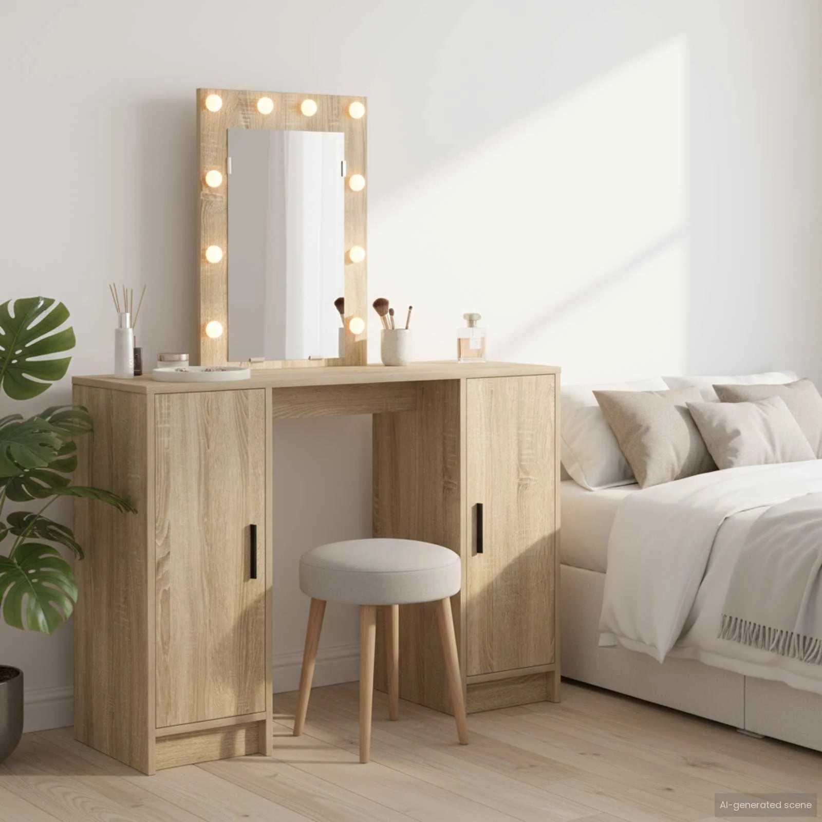 Dressing table Brown 102 x 33 x 135 cm Wood-based material Medical device no