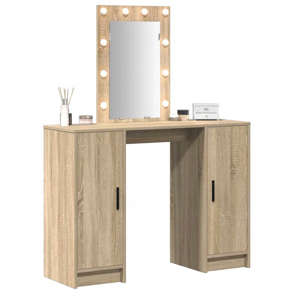 Dressing table Brown 102 x 33 x 135 cm Wood-based material Medical device type accessories for a medical device or a product without an intended medical purpose