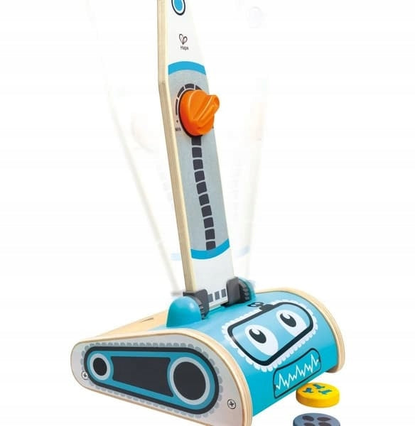 Dřevěný robotický vysavač na hraní pro děti 2+ Kid's age 2+ years