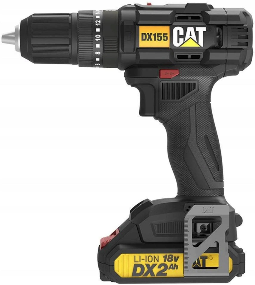 Drill/Driver with IMPACT CAT 18V 50Nm BATTERY CHARGER SUITCASE Manufacturer code DX155.1