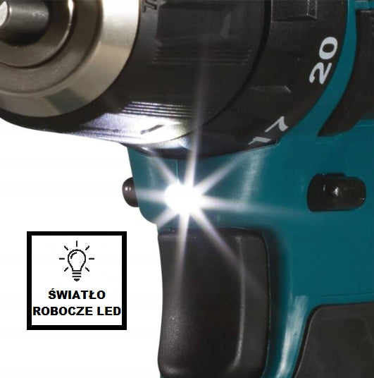 Drill/driver MAKITA HP333DSAX1 2x 2.0Ah case charger Brand Makita