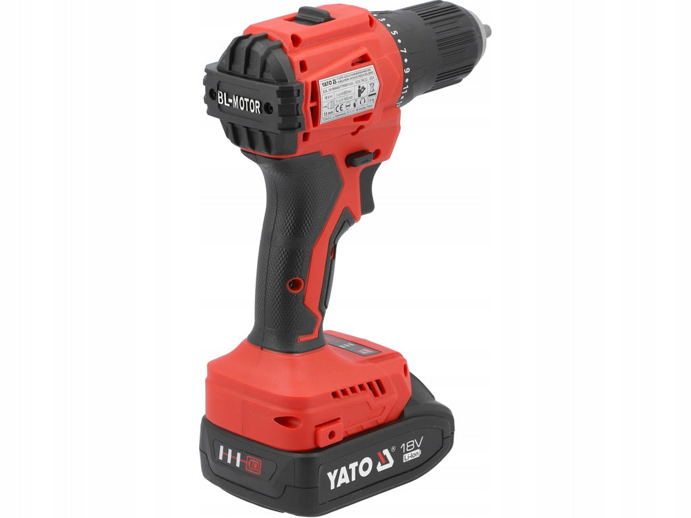 Drilling Machine 2 Cordless 2X2.0 Ah YATO 45Nm + Bag YT-8277905 Manufacturer code YT-8277905